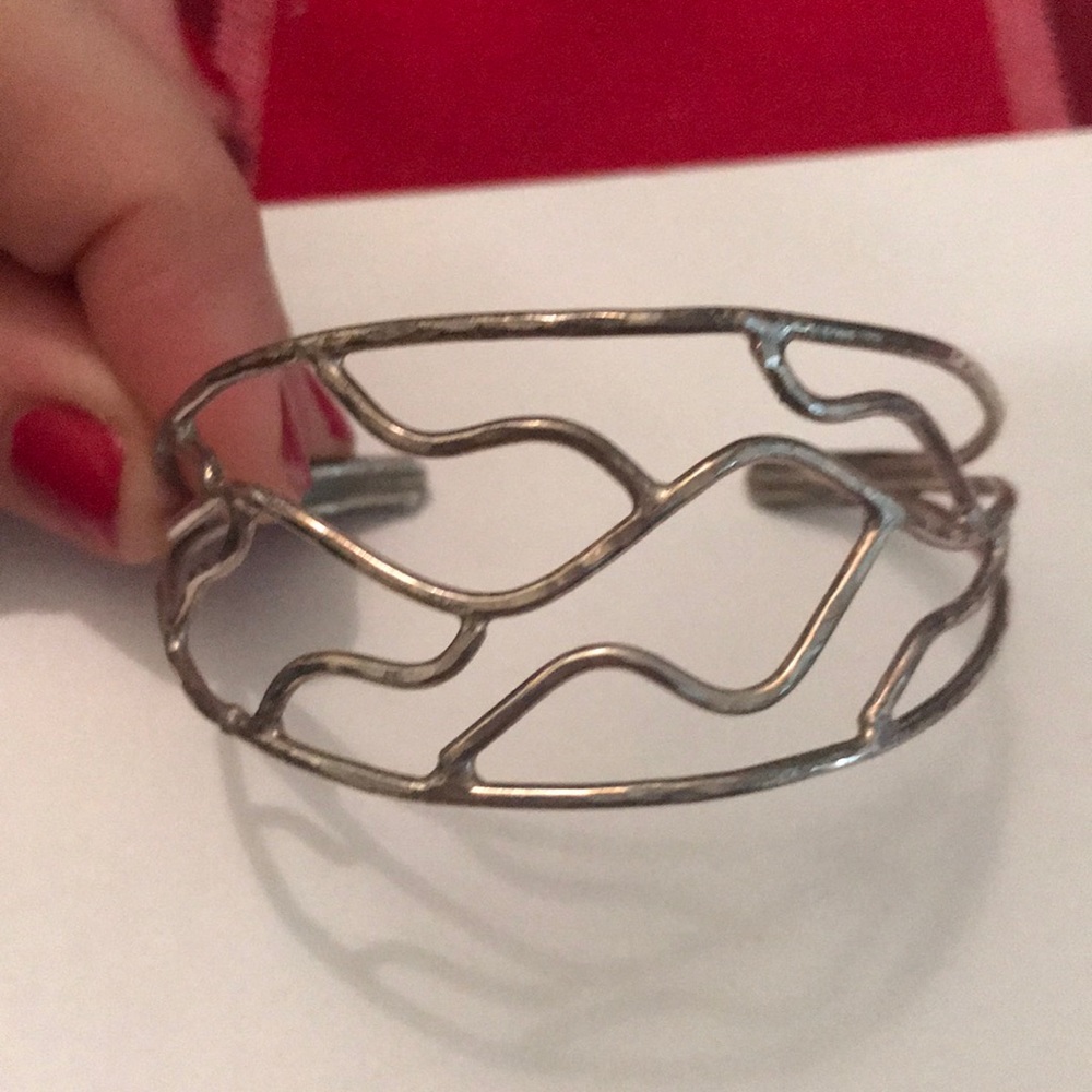 Sterling silver cuff